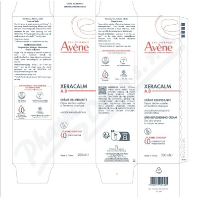 AVENE XeraCalm Relipidan krm 200ml