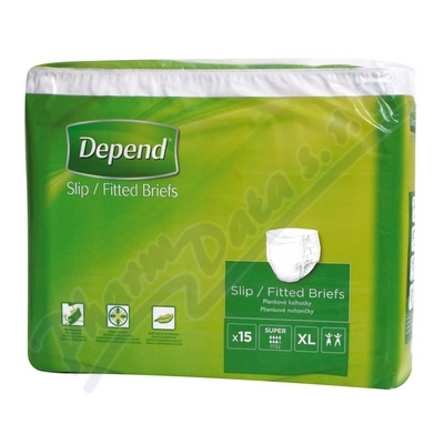 Depend Slip Super inkont.kalhotky vel.XL 15ks