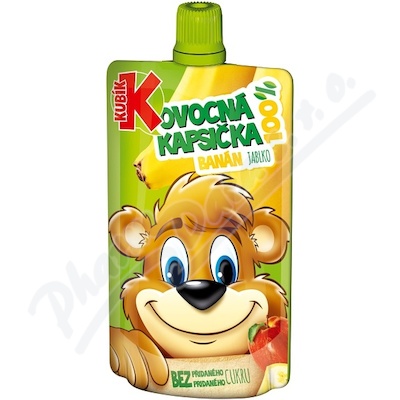 KUBK 100% ovocn kapsika bann-jablko 100g