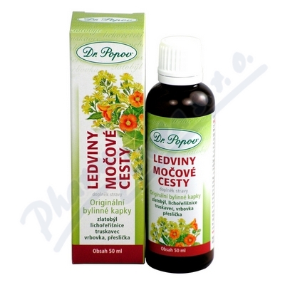 Dr.Popov Kapky bylinn Ledviny-moov cesty 50ml