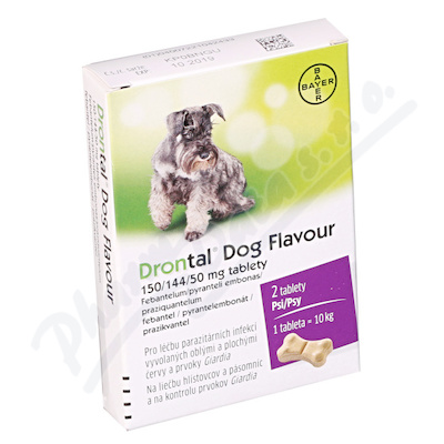 Drontal Dog Flavour 150-144-50mg psy tbl.2