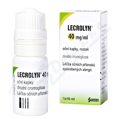 Lecrolyn 40 mg-ml oph. gtt. sol. 1x10ml