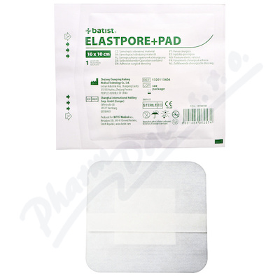 ELASTPORE+PAD nplast samolep.steriln 10x10cm 1ks