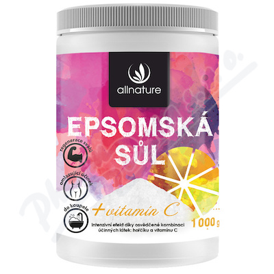 Allnature Epsomsk sl s vitamnem C 1000g