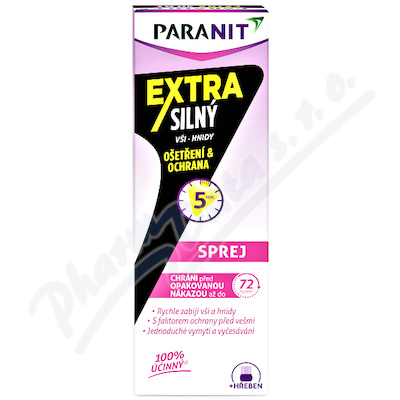 Paranit Extra siln sprej 100ml+heben