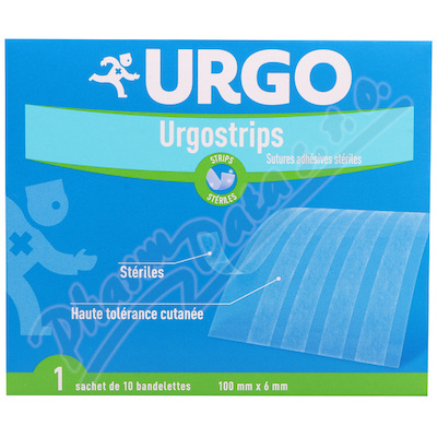 URGO STRIPS Fixan nplasov stehy 100x6mm 10ks