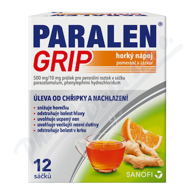 ParalenGrip HN pom.zz.500-10mg por.plv.sol.scc.12