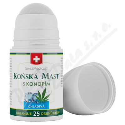 Kosk mast s konopm chladiv Roll on 90ml