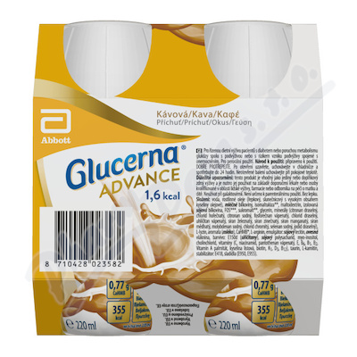 Glucerna Advance 1.6kcal kvov p.por.sol.4x220ml