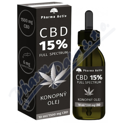 CBD 15% Full Spectrum Konopn olej 1500mg 10ml