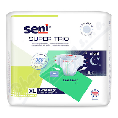 Seni Super Trio inkon.plen.kalh.s leptky XL10ks