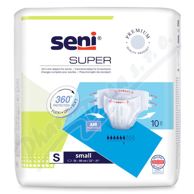 Seni Super inkon.plenkov kalhotky S 10ks