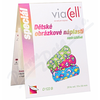 Viacell D122B dtsk obrzko.nplasti 19x56mm 20ks