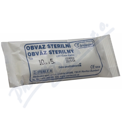 Obin.hydrofil.pleten ster.10cmx5m-1ks Steriwund